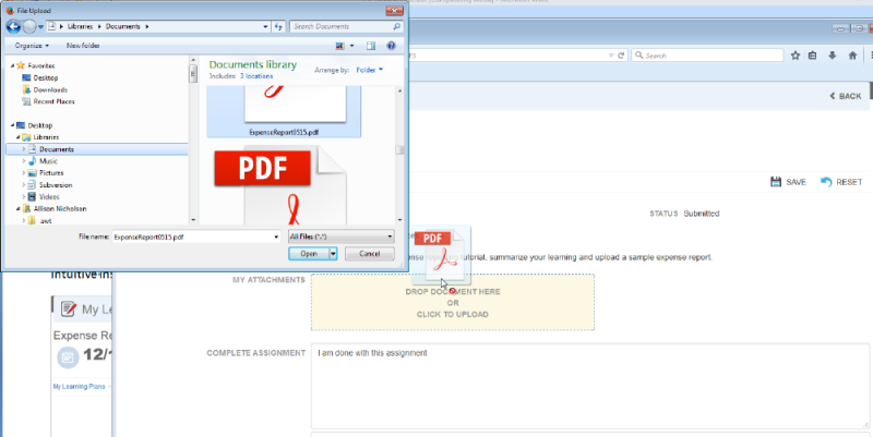 Adding a Custom Learning Plan Widget