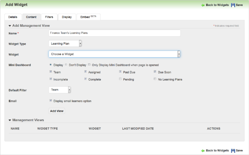 Adding a Custom Team Monitor Widget