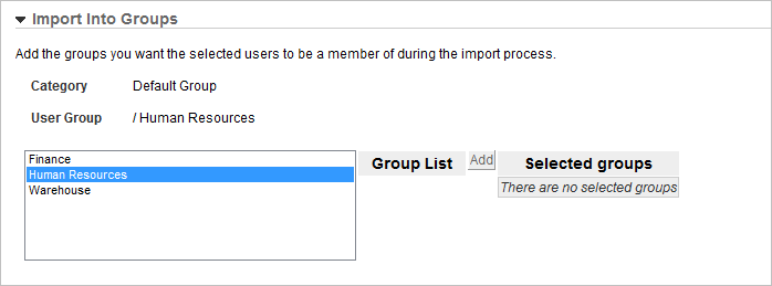 Bulk Importing Users