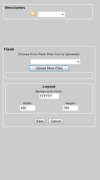 Adding an Adobe® Flash® File to a WYSIWYG Course
